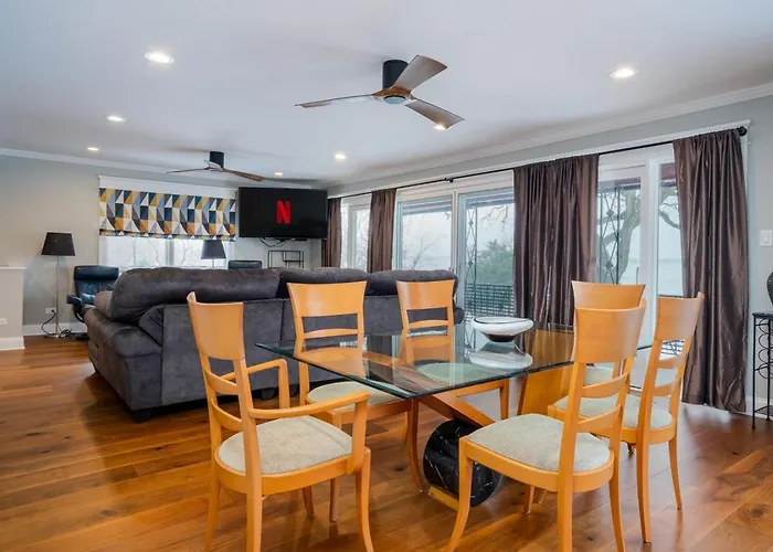The Grand View On Pistakee Pool Pier Stunning Panoramic Views * Fox Lake